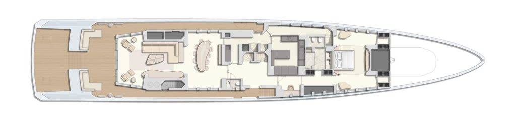 motor yacht home deck plans